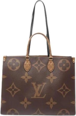 Louis Vuitton Pre-owned On The Go GM Tote - Dames - Vintage Shopper - Bruin - ONE Size - Vintage