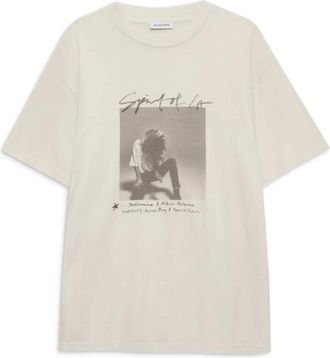 Anine Bing Mujer, Camisetas, Beige, Talla: M