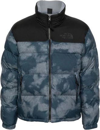 The North Face 92 Crinkle Reversible Nuptse Donsjas - Heren - Ski Jassen - Veelkleurig - S - Nylon - Fitness