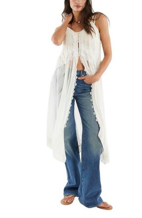 Free People Snowbird Maxi Top in Clean Ivory at Nordstrom, Size X-Small