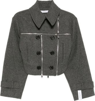 Rokh ^ giacca doppiopetto - Grigio