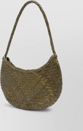 Dragon Diffusion nuova luna woven shoulder bag open top