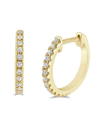 Sabrina Designs 14K 0.10 Ct. Tw. Diamond Huggie Earrings