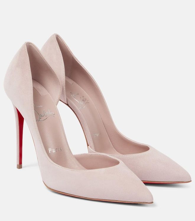 Iriza 100 suede pumps