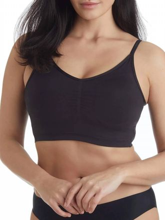Naomi & Nicole No Side Show Shaping Wireless Bra In Black