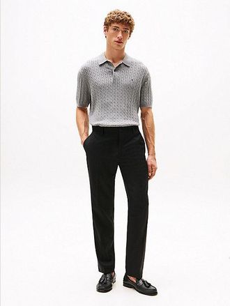 Tommy Hilfiger Pure Wool Twill Pressed Crease Trousers