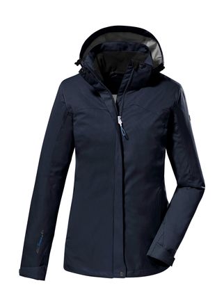 Killtec Outdoorjacke KILLTEC KOS 133 WMN JCKT, Damen, Gr. 36, blau (dunkelblau), Obermaterial: 100% Polyester;Futter: 100% Polyester, Jacken Outdoorjacke, Was