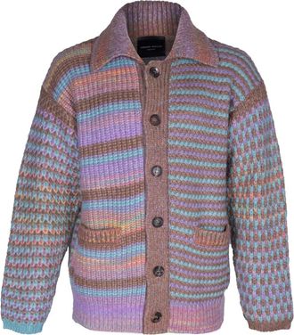 Roberto Collina Hombre, Jerseys, Multicolor, Talla: L