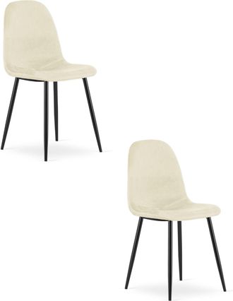 OEM Silla Como - Terciopelo Beige X 2