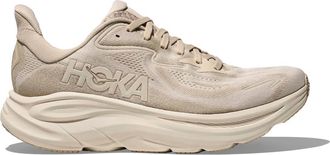 Hoka One One Mens Clifton 10 Running Shoes In Oatmeal/oat Milk