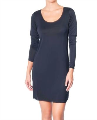 Addiction Lingerie T-Shirt Nightgown Dress In Black