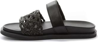 Keddo Zwarte Open Slippers voor Vrouwen - Dames - Sandalen - Zwart - 38 EU - Schoenen