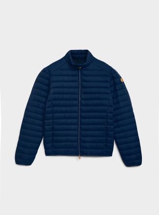 Save The Duck Mens Stand-collar packable puffer jacket