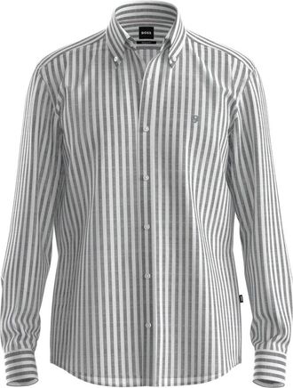 HUGO BOSS Casual Shirts - Heren - Casual Overhemden - Veelkleurig - L - Overhemden