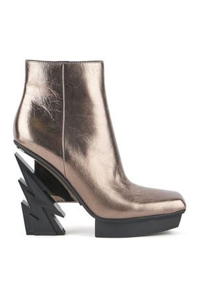 United Nude Glam Square Boot in Gun Metal at Nordstrom, Size 39