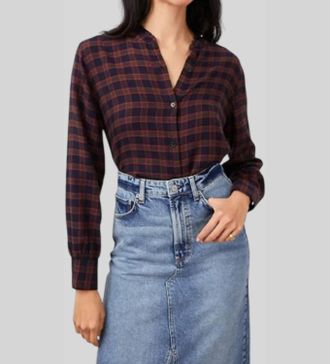 Rails Andie Top In Navy Olive Fuschia