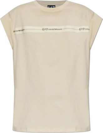 Emporio Armani Emporio Armani Ea7, Donna, Top, Beige, L, new