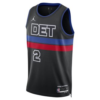 Nike Mens Cade Cunningham 2024/25 Statement Edition Jordan Dri-FIT NBA Swingman Jersey in Black | FQ4718-010