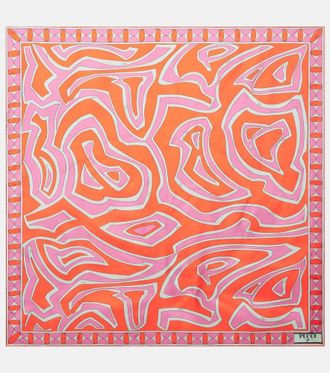 Pucci Foulard in twill di seta con stampa