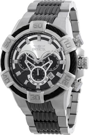 Invicta Bolt Chronograph Quartz Silver and Black Dial Mens Watch 29569