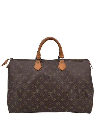 Louis Vuitton Vintage Cloth Handbag Speedy (Authentic Pre-Loved)