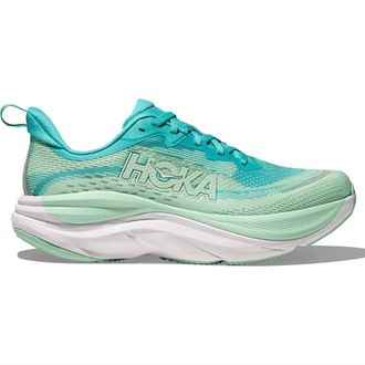 Hoka One One Womens Skyflow Running Shoes In Cielo Blue/mint Fluorite
