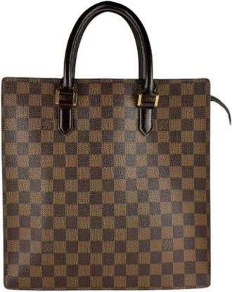 Louis Vuitton Pre-owned Vintage Damier Canvas Tote - Dames - Vintage Shopper - Bruin - ONE Size - Vintage