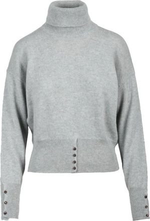 Slowear Slowear, Dames, Truien, Grijs, Maat: M Wol