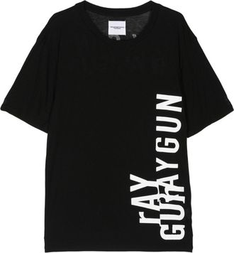 TAKAHIROMIYASHITA TheSoloist. graphic letter-print T-shirt - men - Silk/Cotton - 46 - Black