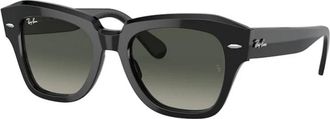 Ray-Ban Authentieke State Street bril- premium kwaliteit! - unisex - Zonnebrillen - Zwart - 49 MM - Accessoires