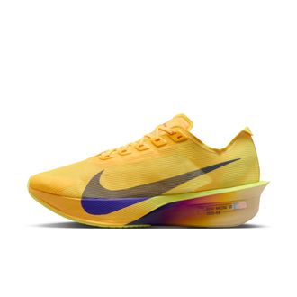 Nike Womens Vaporfly 4 Road Racing Shoes in Yellow | HF6412-800