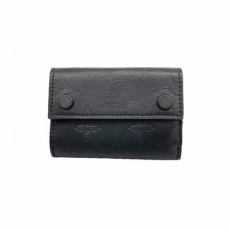 Louis Vuitton Noir Wallet (Tri-Fold) (Pre-Owned)