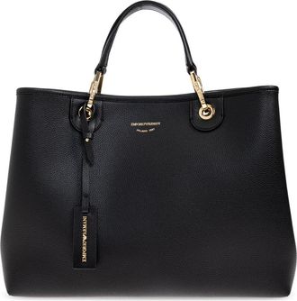 Emporio Armani Shopper-type tas - Dames - Handtassen - Zwart - ONE Size - Leer - Tassen