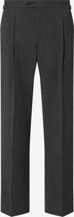 Corneliani Grey wool and cotton trousers