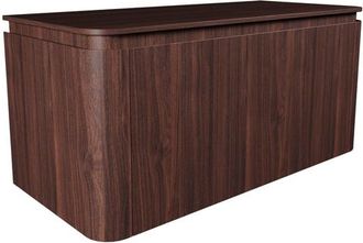 Royal Plaza Terra Badkamermeubelset - 100x46.2x46cm - topblad - 2 lades - kastanje (walnoot)