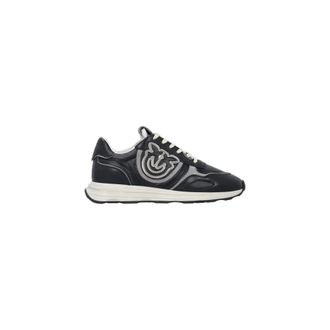 Pinko Pinko, Schoenen, Dames, Zwart, 40 EU, Leer, Zoe 01 Sneaker