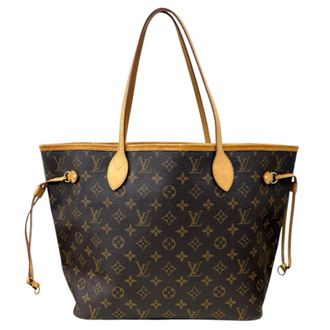 Louis Vuitton Brown Monogram Canvas Tote Bag (Pre-Owned)