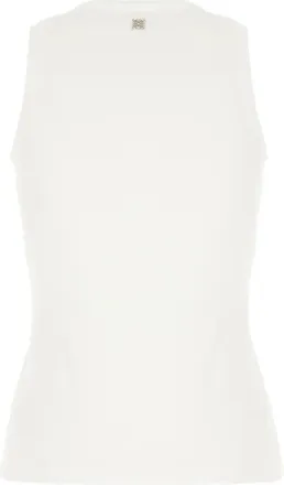 PANICALE Womens Embellished Ribbed Top Ss26 W
