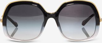 Chloé Eckige Acetat-Sonnenbrille