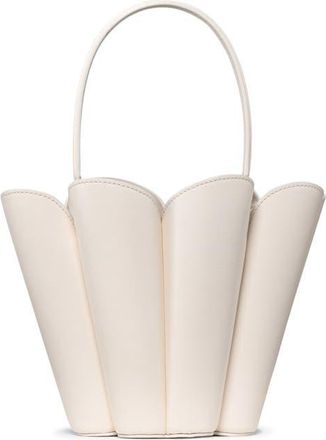 Kate Spade New York the spade fine grain leather bucket bag in Cream. at Nordstrom
