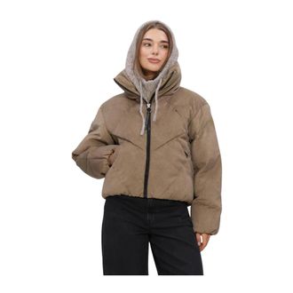 KRAKATAU Qw616 Nebula Jacket - Dames - Jassen - Bruin - Maat: L Leer