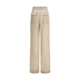 Rick Owens Womens Beige Copper Casual Pants