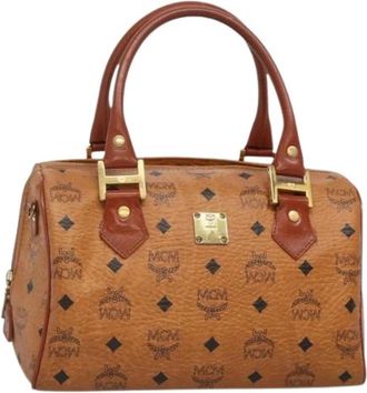 MCM Pre-owned Plastic Handbag - Dames - Vintage Handtas - Bruin - ONE Size - Vintage