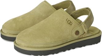 UGG Goldencoast Clog II Mens Lace-up Boots Muted Brass/ Magnolia Leaf : 12 D - Medium, Suede