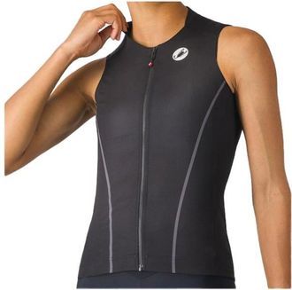 Castelli Anima Flow Sleeveless Velo Singlet f&uuml;r Damen | grau