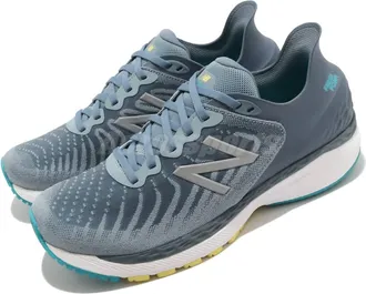 New Balance Mens Fresh Foam 860V11 Running Shoe In Grey/orange
