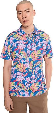 Chubbies Chubbies The Garden Glow (range Polo) Mens Clothing Medium Blue/Floral : 2XL, Polyester/Spandex