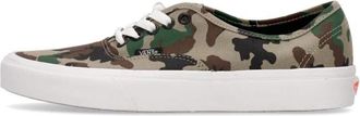Vans Authentieke Camo Olive/Witte Sneaker - Heren - Sneakers - Groen - 41 EU - Schoenen