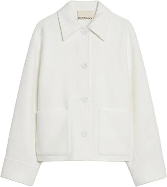 Pennyblack Newport Jacket - Dames - Zomerjassen - Wit - S - Wol - Jassen