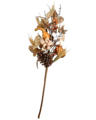 National Tree Company 28 Autumn Pine Nut Spray Set Of Two